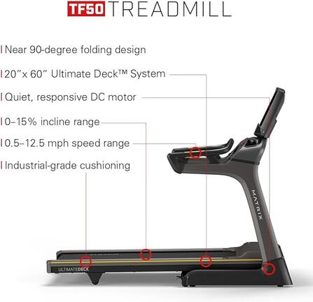 Matrix Fitness TF50 Treadmill