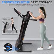 Image of SereneLife Electric Folding Treadmill Exercise Machine