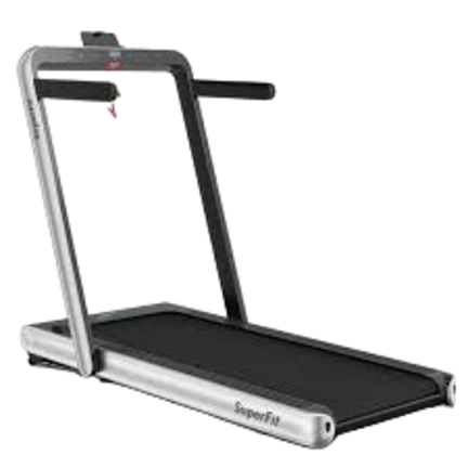 Goplus 2 in 1 Folding Treadmill, Under Desk Electric Treadmill, Installation-Free with Remote Control, APP Control and LED Display, Walking Jogging for Home Office