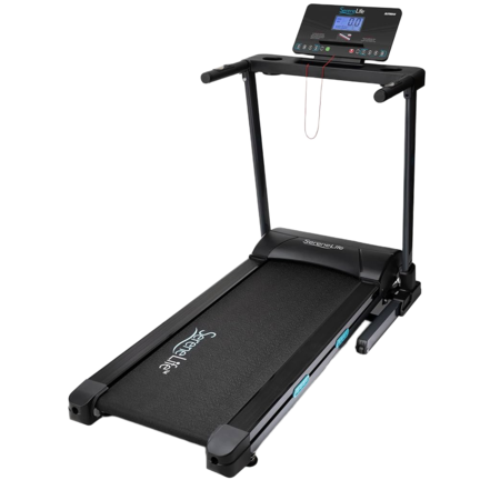 App-Connected Workouts SereneLife Electric Folding Treadmill Exercise Machine