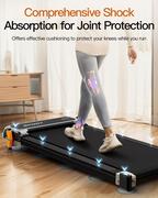 Image of FUNRAY Versatile Walking Pad Treadmill with Incline - Dual-Sided Under Desk Treadmill with Foot Massage