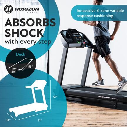 Horizon Fitness Folding Treadmill T101