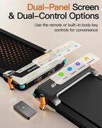 Image of FUNRAY Versatile Walking Pad Treadmill with Incline - Dual-Sided Under Desk Treadmill with Foot Massage