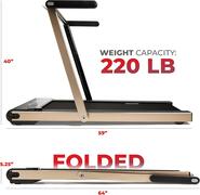 Image of Sunny Health & Fitness Slim Foldable Treadmill Fully Assembled