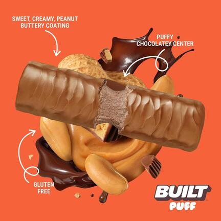 Image of Built Puffs – Peanut Butter Cup Puff