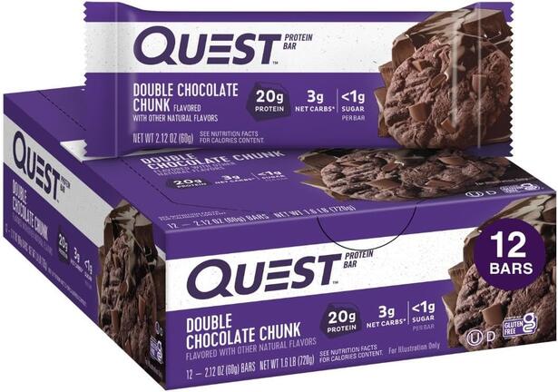 Image of Quest Protein Bar - Double Chocolate Chunk Flavor