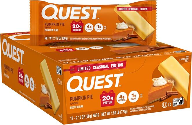 Image of Quest Protein Bar - Pumpkin Pie Flavor