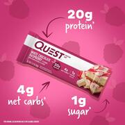 Image of Quest Protein Bar - White Chocolate Raspberry Flavor