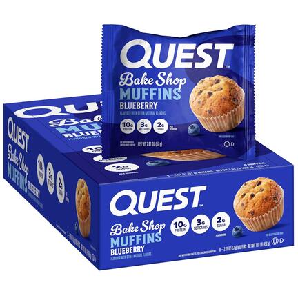 Image of Quest Bake Shop - Blueberry Protein Muffin