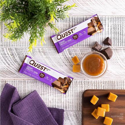 Image of Quest Protein Bar - Caramel Chocolate Chunk Flavor