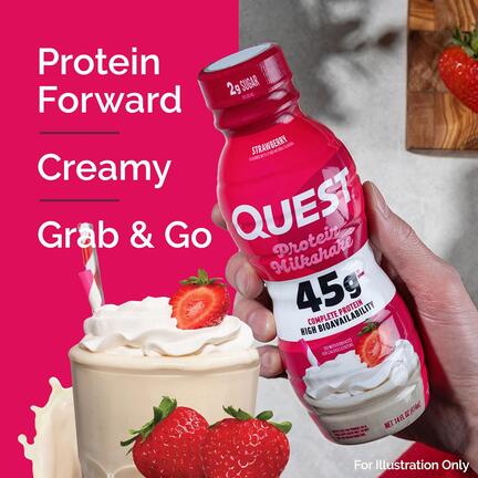 Image of Quest Protein Shake - Strawberry Milkshake