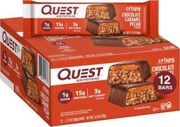 Image of Quest Crispy Protein Bar - Chocolate Caramel Pecan